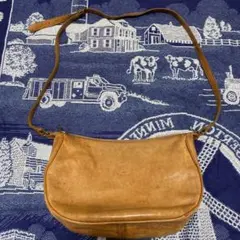 IL BISONTE イルビゾンテ　レザーショルダーバッグ イタリア製