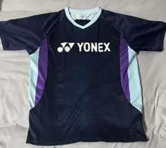 Tシャツ　YONEX バドミントン　ネイビー/ライトブルー