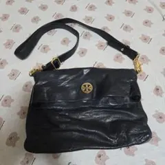 トリーバーチ 黒 レザー 3wayバッグ
