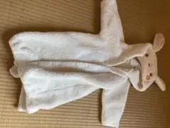 うさ耳　ロンパース　上着　ふわふわ　70から80サイズくらい