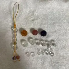 愛光堂　ビーズ　ストラップ　セット