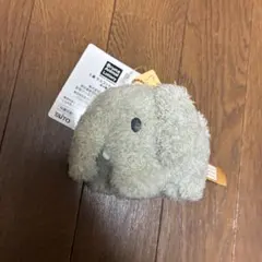 ミッフィー ブルーナ タイトーくじ E賞 ゾウ ぬいぐるみ マスコット バッジ