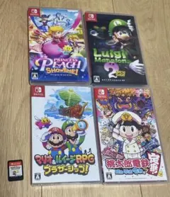 スイッチ用ソフト 桃太郎電鉄　ピーチ　ルイージマンション2HD マリオ＆ルイージ