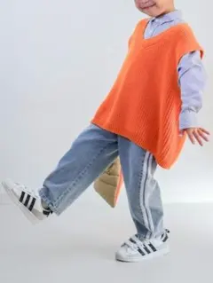 デビロック　サイドラインデニム　ライトブルー