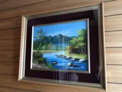 【絵画作品】風景画　西澤画伯　絵画　油絵　アート　F6号　状態優良！