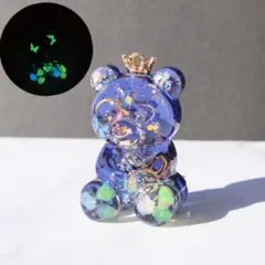 2967】うさぎ オルゴナイト キーホルダー 天然石 琉球ガラス - メルカリ