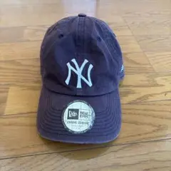 NEW ERA NYロゴ ベースボールキャップ ダークパープル