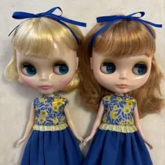 ブライスアウトフィット ハンドメイド 双子コーデ チェック - メルカリ