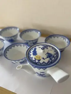 有田焼　急須と湯飲みセット