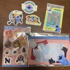 ♡スンスン SUNSUN スシロー 限定 ポーチ シール ピック クリアカード♡