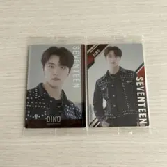 SEVENTEEN DINO ウエハーストレーディングカード 2枚セット