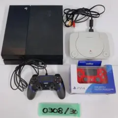 PS4本体 通電のみ PSone 動作未確認 DUALSHOCK4 赤 箱付
