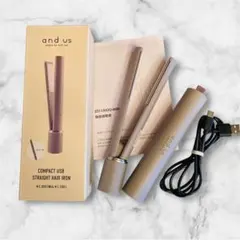 3coins and us コンパクトUSBストレートヘアアイロン