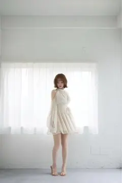 IVORY ANDMARY Fairy chiffon mini dress - メルカリ