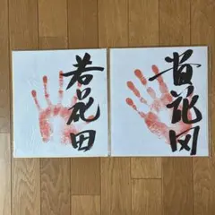 先代 若乃花 貴乃花 サイン色紙 手形 - メルカリ