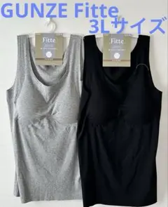 GUNZE KIREILABO Fitte ブラトップ 3L 2枚セットのサムネイル