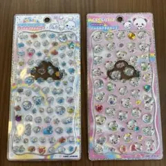 正規品　ぷくぷくあわわちゃん　もちもちぱんだ　　　ジュエルプチドロップ　シール