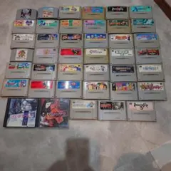 スーパーファミコンソフトプレイステーションソフト 41本セット