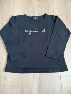 【中古】agnès b. ブラック Tシャツ 6 ans