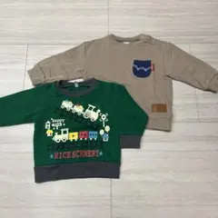 EDWIN トレーナー 2枚セット　90サイズ