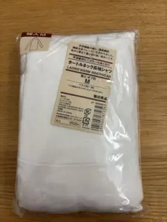 無印良品　タートルネック長袖シャツ　M