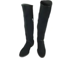 UGG スエードサイドジップロングブーツ【美品】 D94