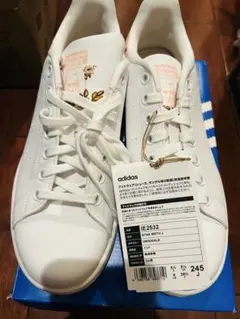 新品　adidas STAN SMITH J IE2532 24.5cm 花柄のサムネイル