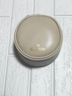 MARY QUANT ポーチ ラウンド型 ベージュ