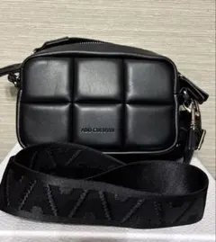 ADD CULUMN ブラックショルダーバッグ