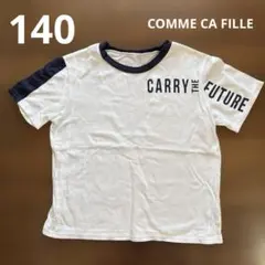 140 コムサフィユ　ポロシャツ素材　半袖Tシャツ　COMME CAのサムネイル