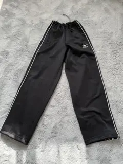 Mizuno ストライプ ブラックパンツ L