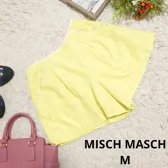 ♥MISCH MASCH♥ショートパンツ(M)淡い黄色/ビジュー/花柄のサムネイル