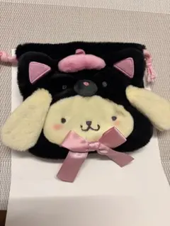 サンリオキャラクター　まっくろあにまるず　シークレット巾着　ポムポムプリン
