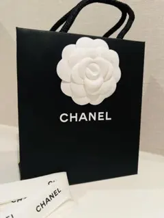 CHANELシャネル紙袋❤️カメリア＆❤️リボン付き
