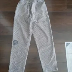 ストライプ カジュアルパンツ ウエストゴム
