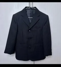 Tern. 黒ストライプスーツ 120（ジャケット・ショートパンツ）