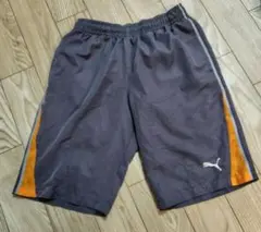 PUMA ハーフパンツ Sサイズ グレー/オレンジ