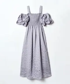 REDYAZEL シャーリングフレアワンピース