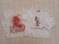 【120cm】長袖カットソー2枚セット