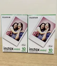 FUJIFILM instax mini フィルム 10sheets×2