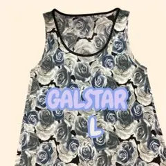 GALSTAR バラ柄 タンクトップ Lのサムネイル
