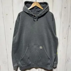 Carhartt 자동차 하트 페이드 격렬한 후디 스웨트 까마귀