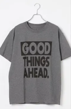 新品⭐️ studio CLIP♡BIG ロゴルーズTシャツ　ロゴプリント　グレーのサムネイル