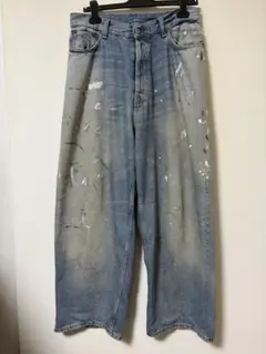 TSY RIPPED WIDE STRAIGHT DENIM [INDIGO] - メルカリ