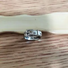 訳あり？ バックルデザインリング　8号に近い