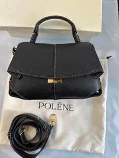 Mokki mini バッグ 2way ハンドバッグ ショルダーバッグ 黒