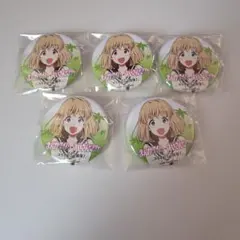 叡山電車×まんがタイムきらら 缶バッジ けいおん シャッフル 佐久間紫6個