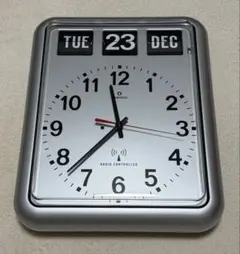 TWEMCO　トゥエンコ　 RC-12　シルバー　掛け時計　時計