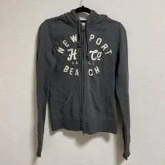HOLLISTER ホリスター ジップアップパーカー グレー サイズS