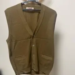 オリーブニットベスト